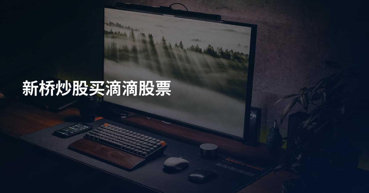 新桥炒股买滴滴股票