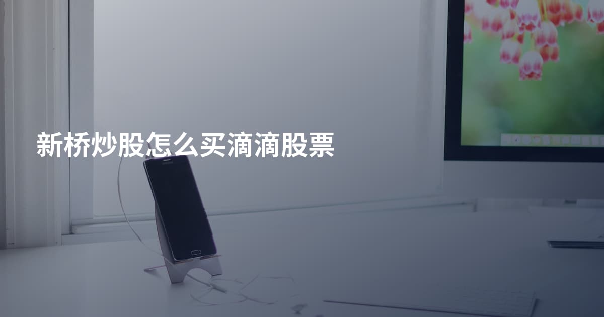 新桥炒股怎么买滴滴股票