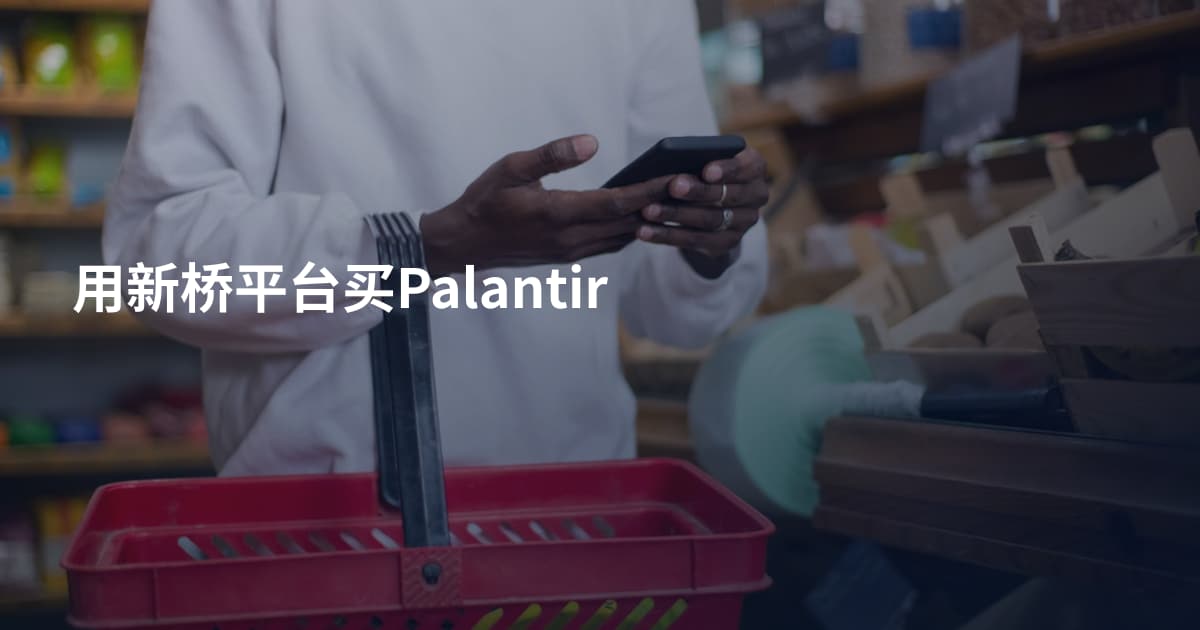 用新桥平台买Palantir
