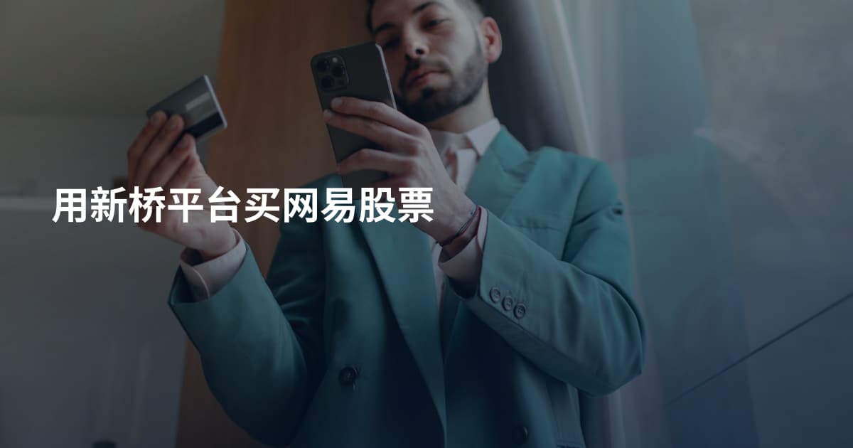 用新桥平台买网易股票