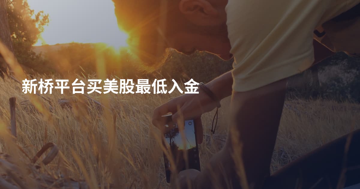 新桥平台买美股最低入金