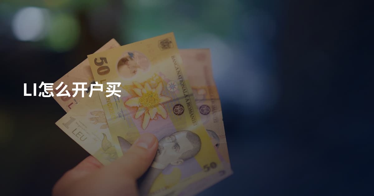 LI怎么开户买