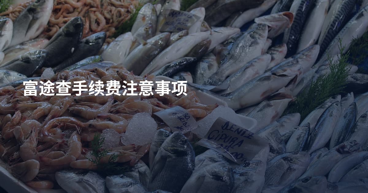 富途查手续费注意事项