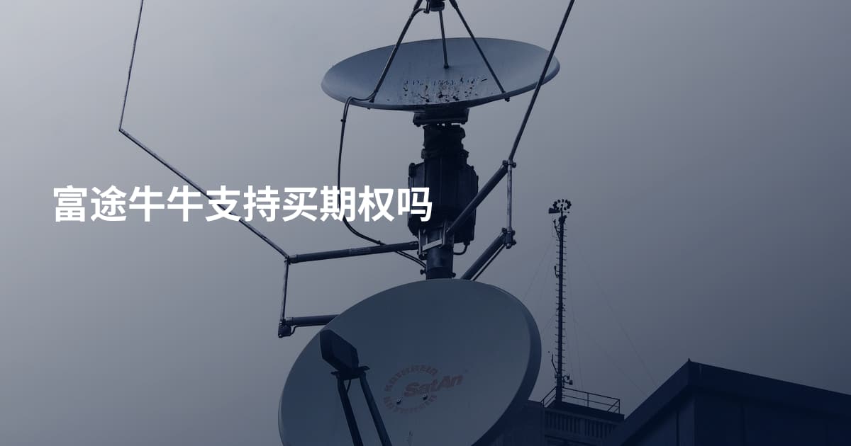 富途牛牛支持买期权吗