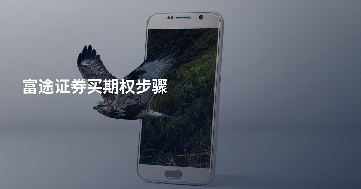 富途证券买期权步骤