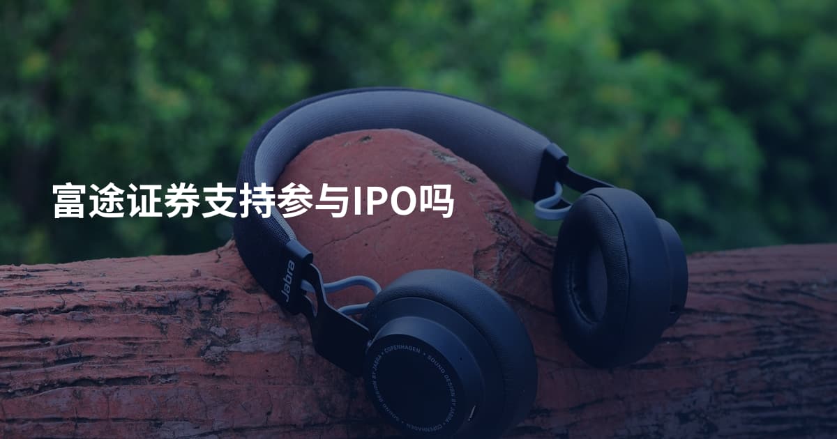 富途证券支持参与IPO吗