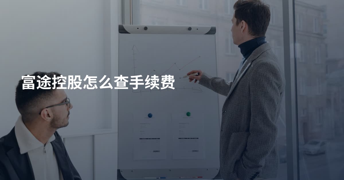 富途控股怎么查手续费
