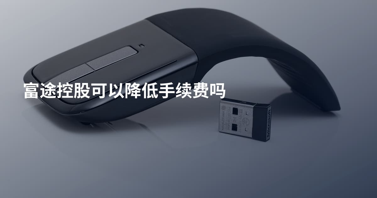 富途控股可以降低手续费吗