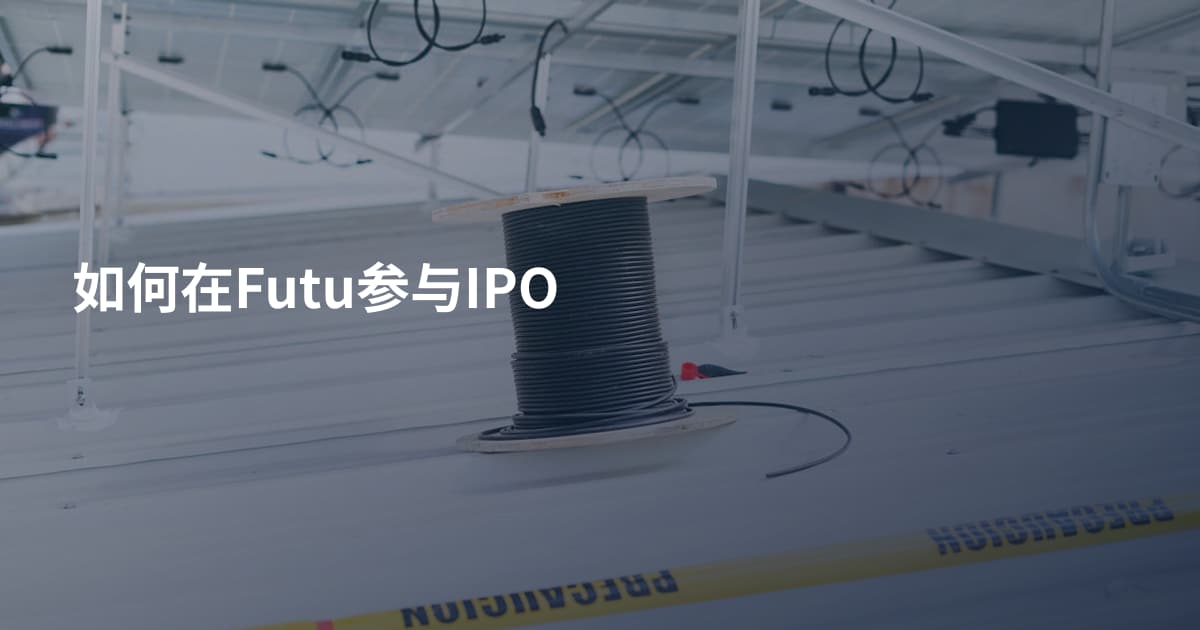 如何在Futu参与IPO