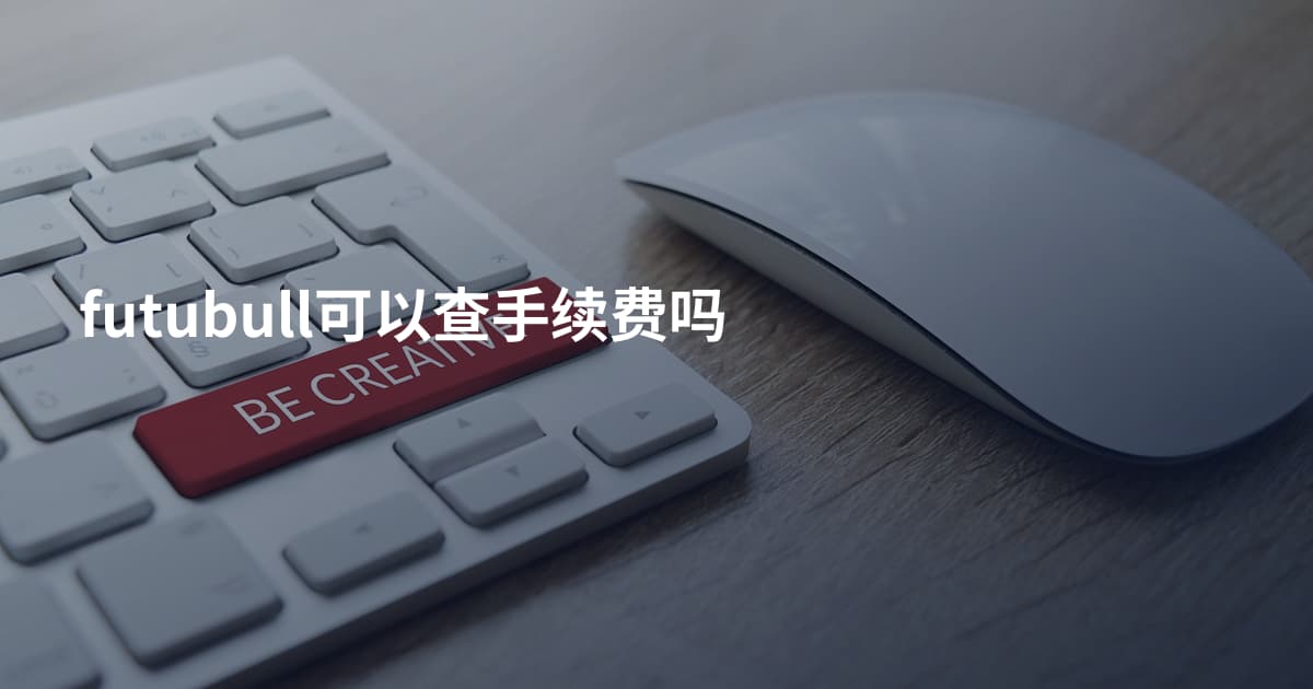 futubull可以查手续费吗