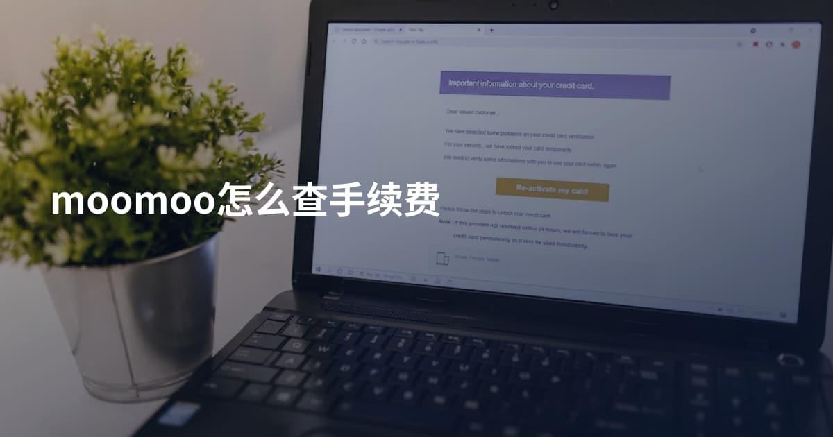 moomoo怎么查手续费