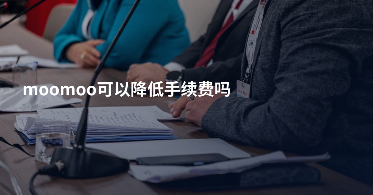 moomoo可以降低手续费吗