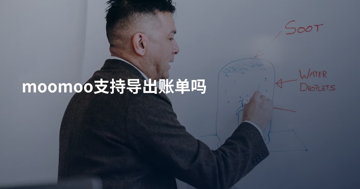 moomoo支持导出账单吗