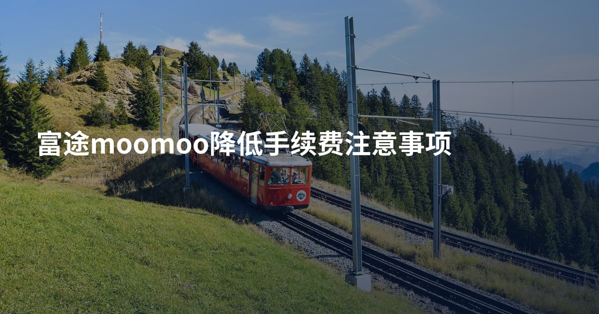 富途moomoo降低手续费注意事项