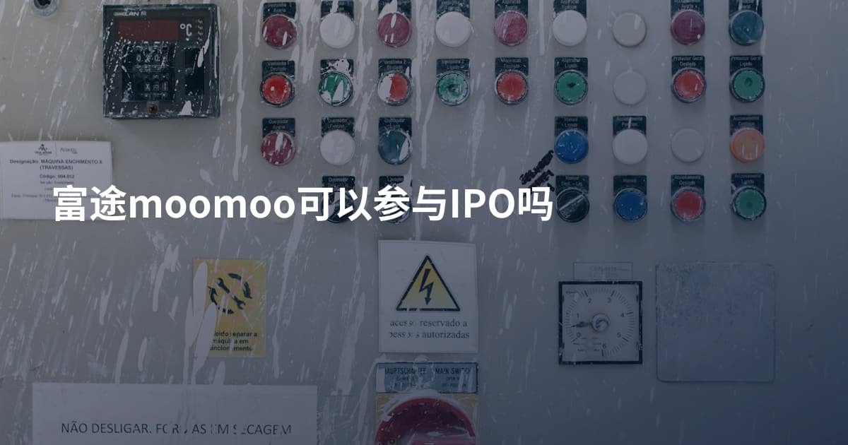 富途moomoo可以参与IPO吗