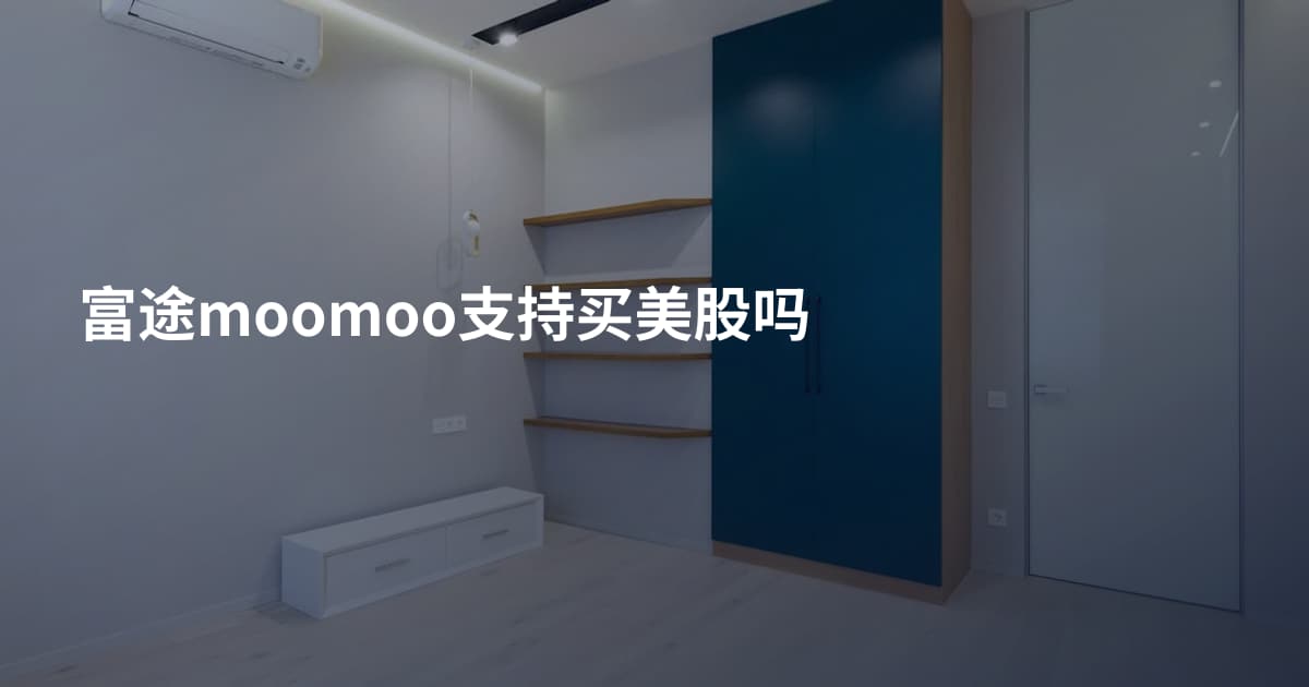 富途moomoo支持买美股吗