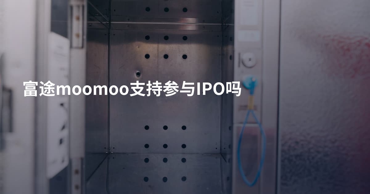 富途moomoo支持参与IPO吗