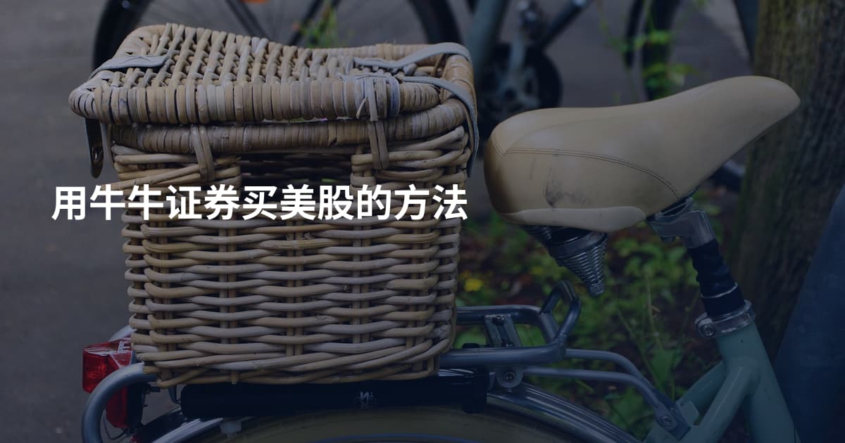 用牛牛证券买美股的方法