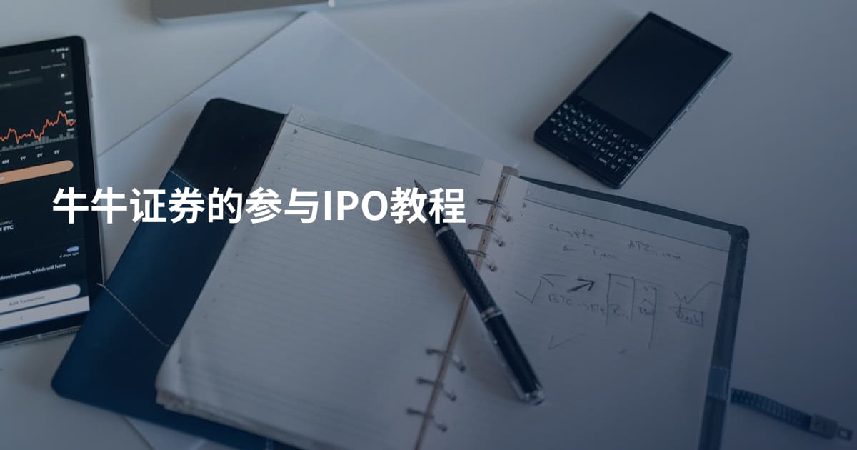 牛牛证券的参与IPO教程