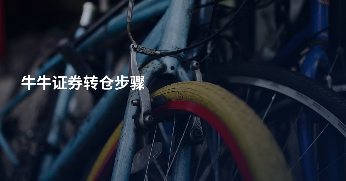 牛牛证券转仓步骤