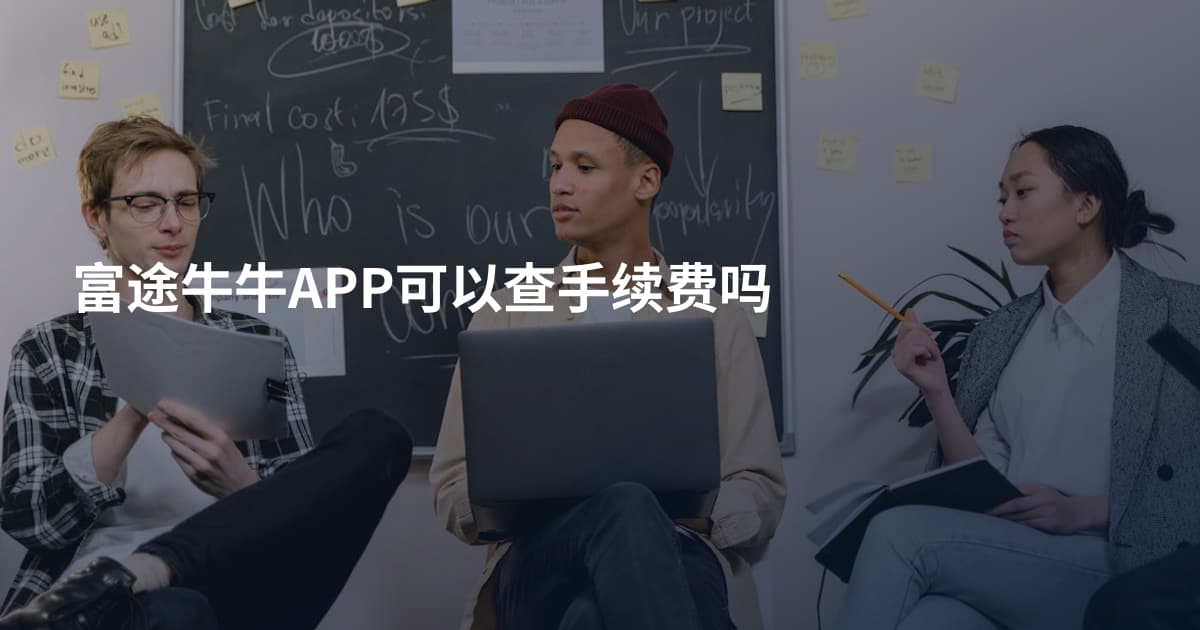 富途牛牛APP可以查手续费吗