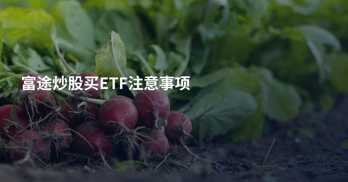 富途炒股买ETF注意事项