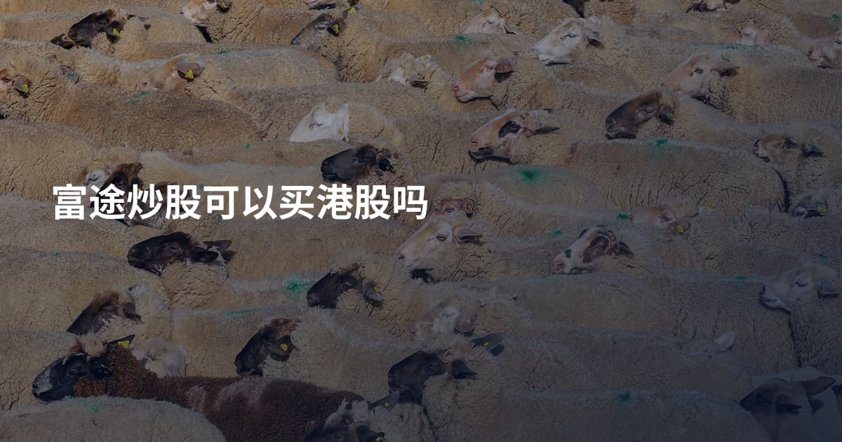 富途炒股可以买港股吗