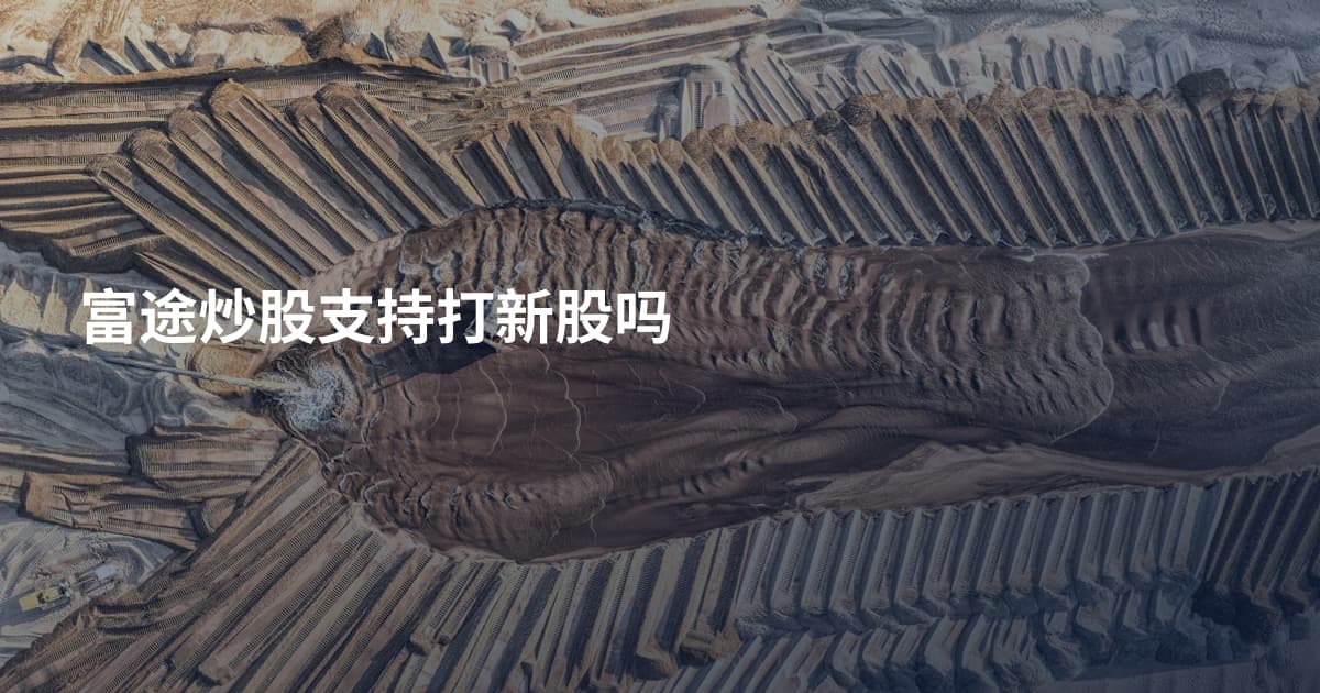 富途炒股支持打新股吗