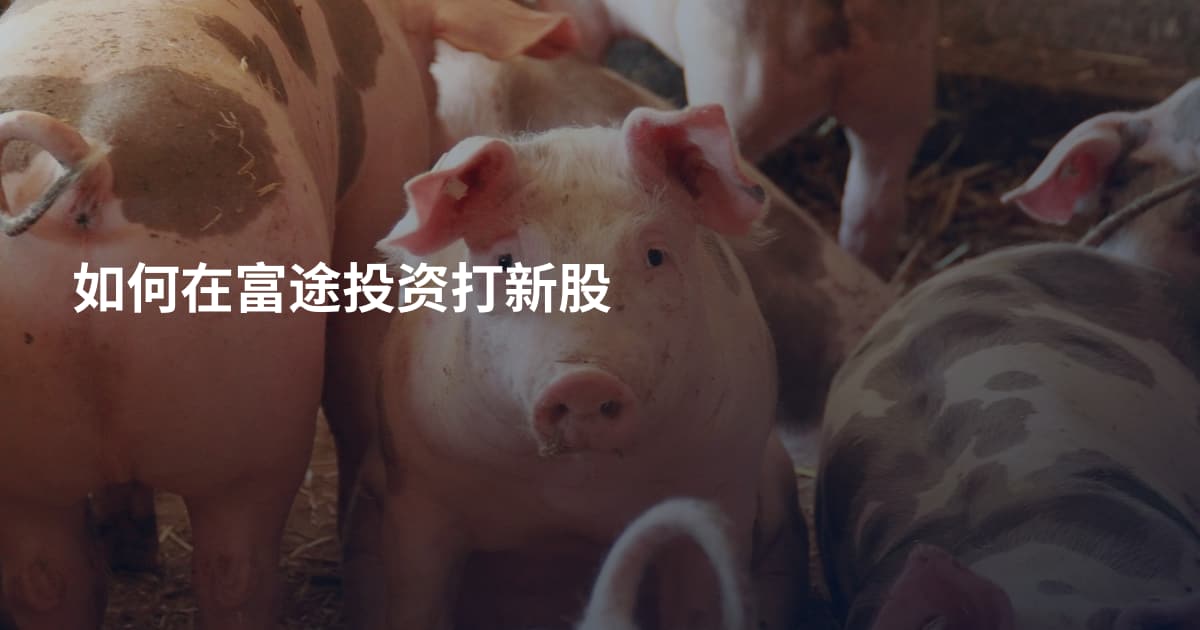 如何在富途投资打新股