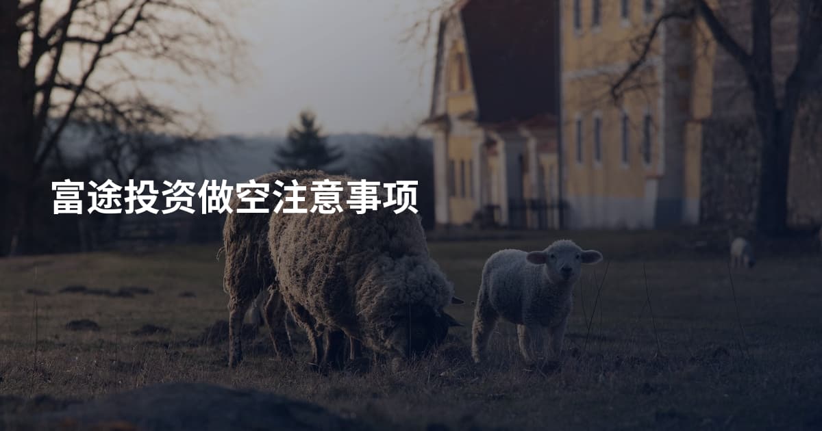 富途投资做空注意事项