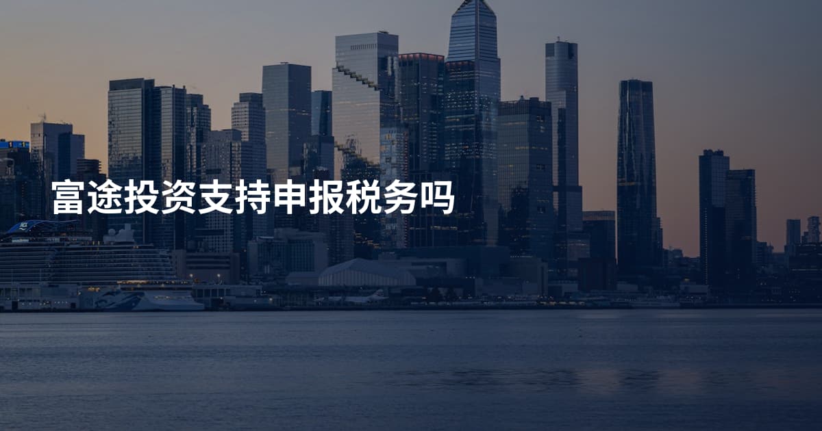 富途投资支持申报税务吗