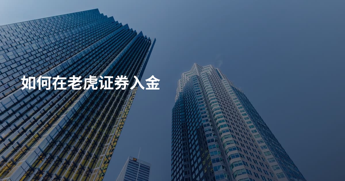 如何在老虎证券入金
