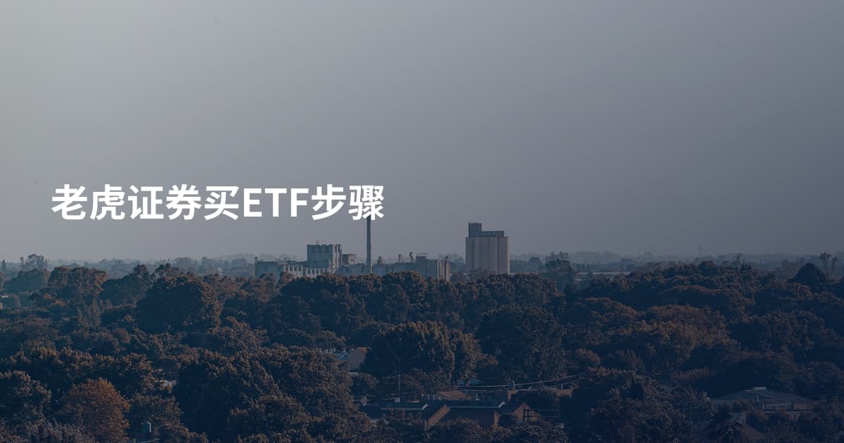 老虎证券买ETF步骤