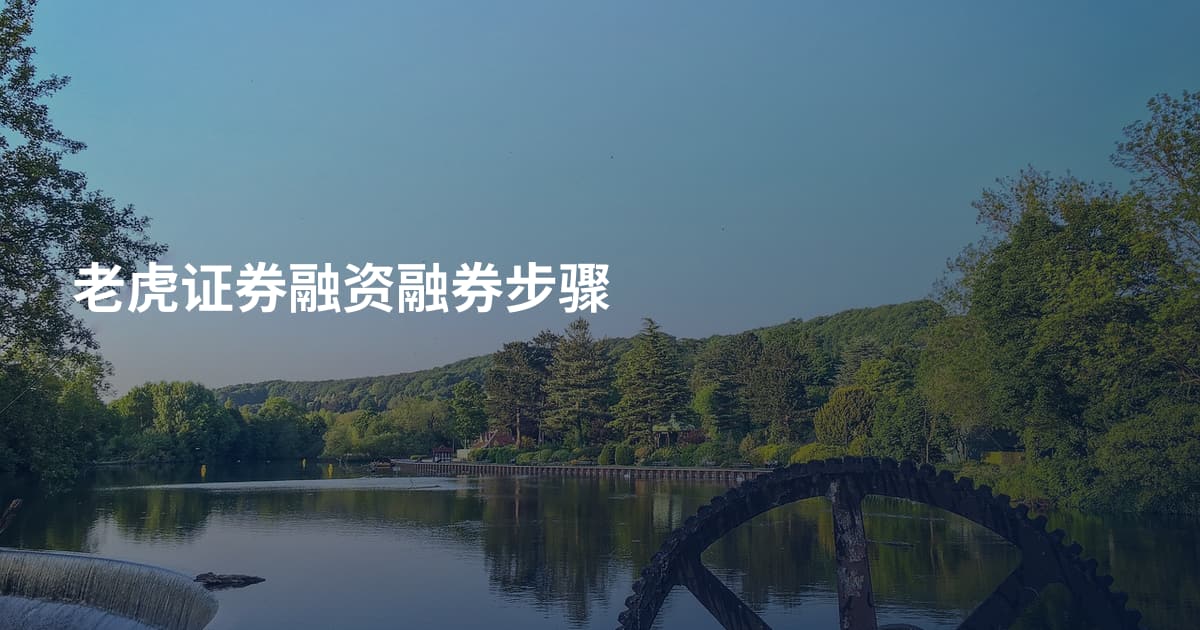 老虎证券融资融券步骤