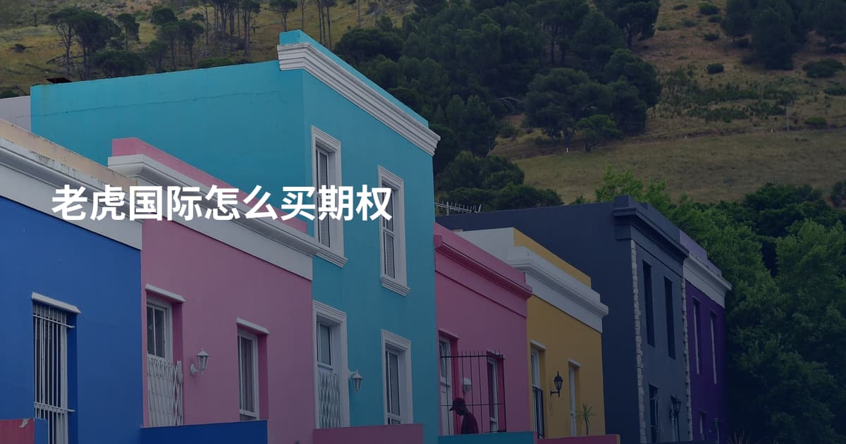 老虎国际怎么买期权