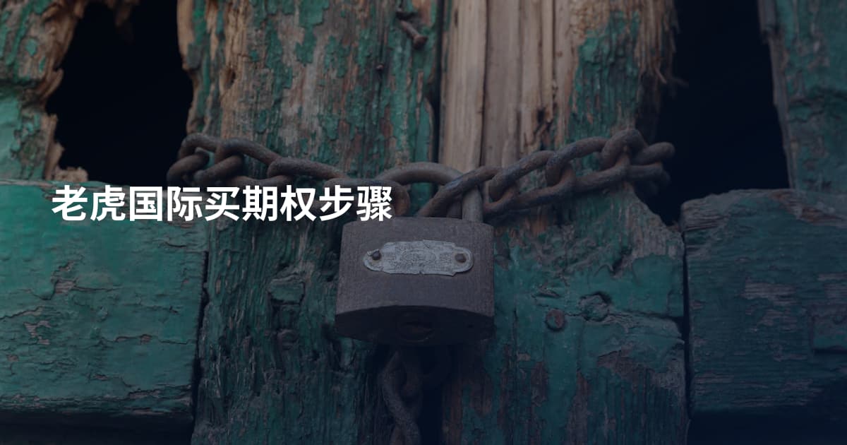 老虎国际买期权步骤