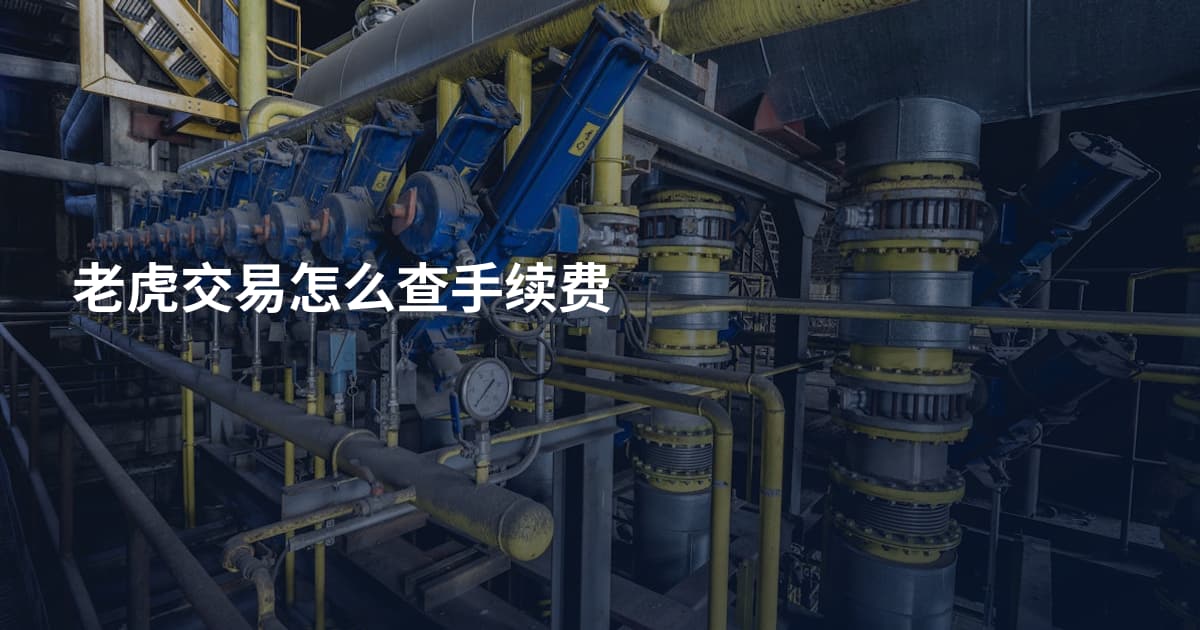 老虎交易怎么查手续费
