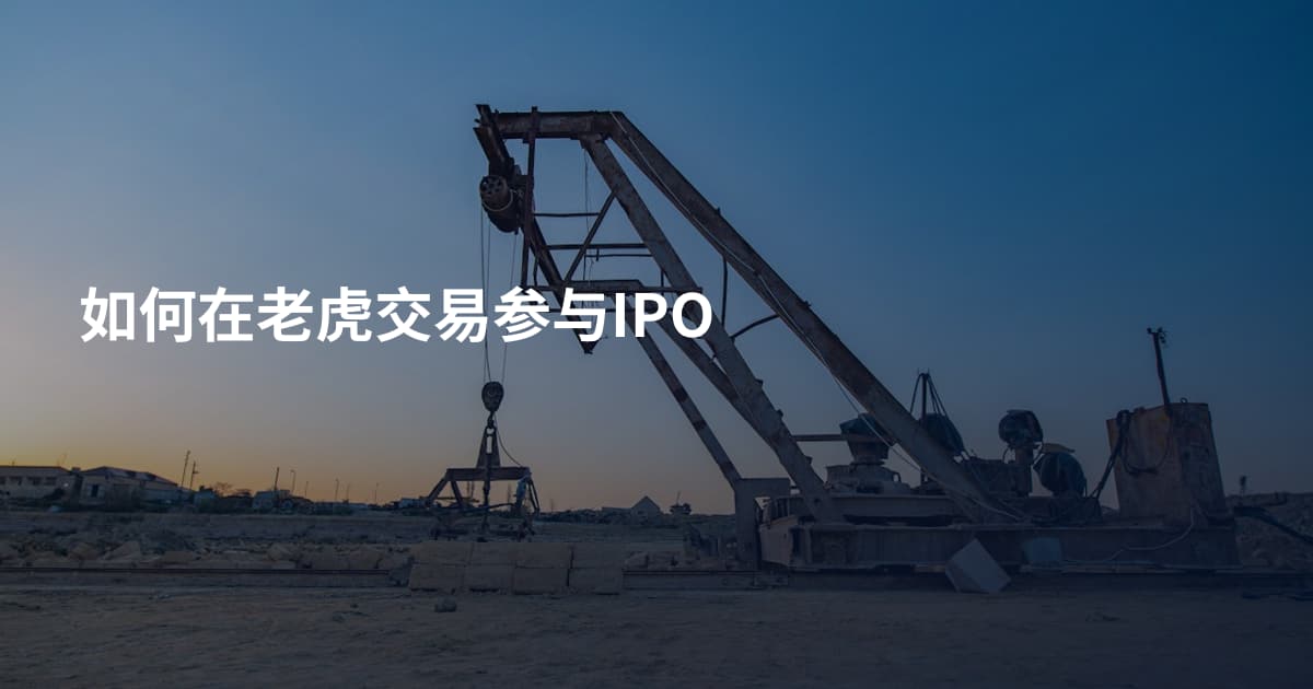 如何在老虎交易参与IPO