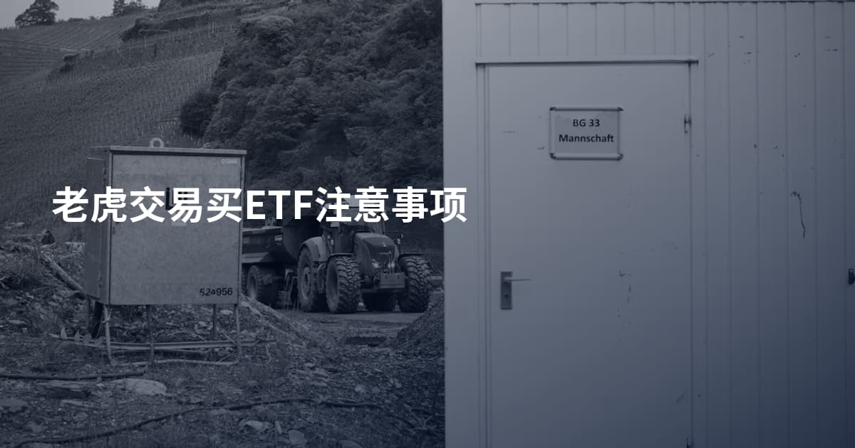 老虎交易买ETF注意事项