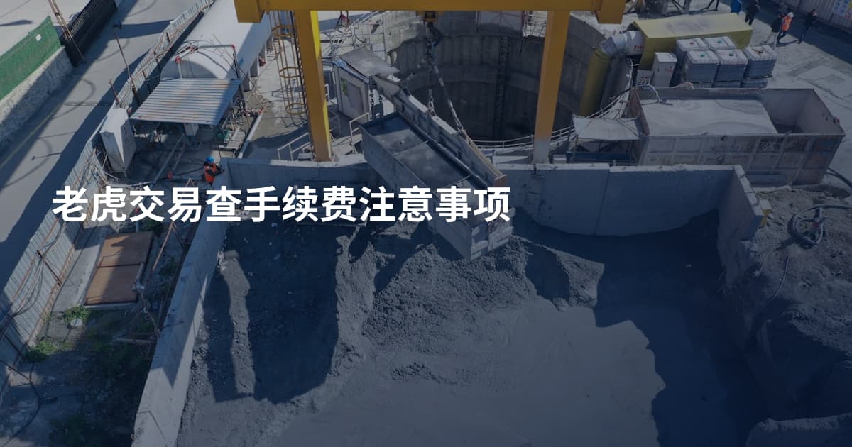 老虎交易查手续费注意事项