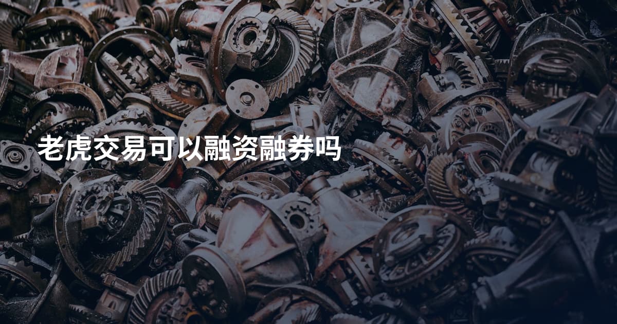 老虎交易可以融资融券吗