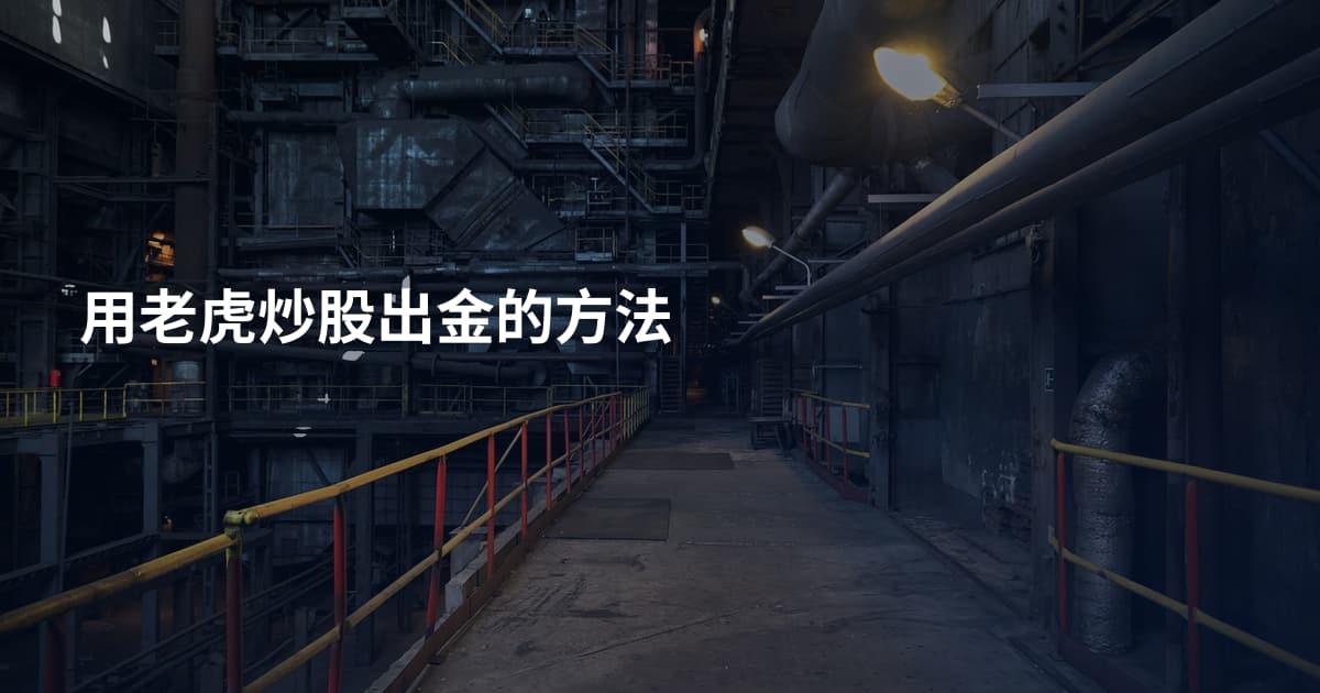 用老虎炒股出金的方法