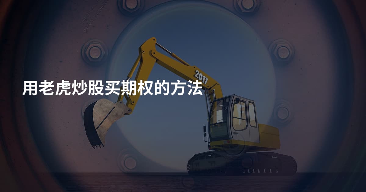 用老虎炒股买期权的方法