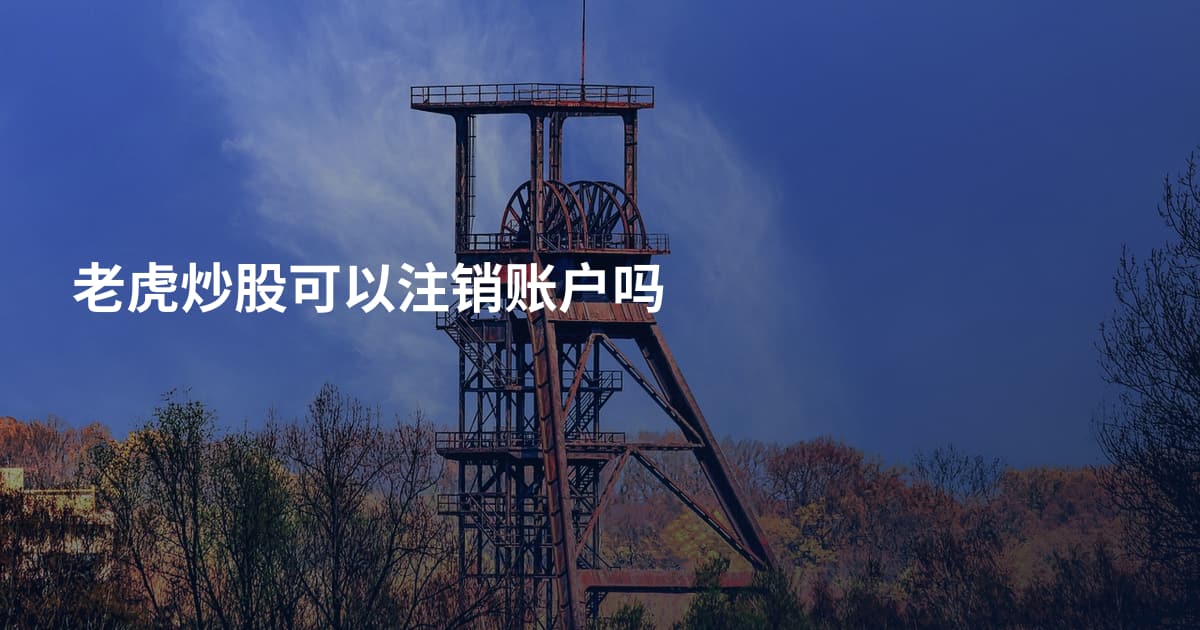 老虎炒股可以注销账户吗