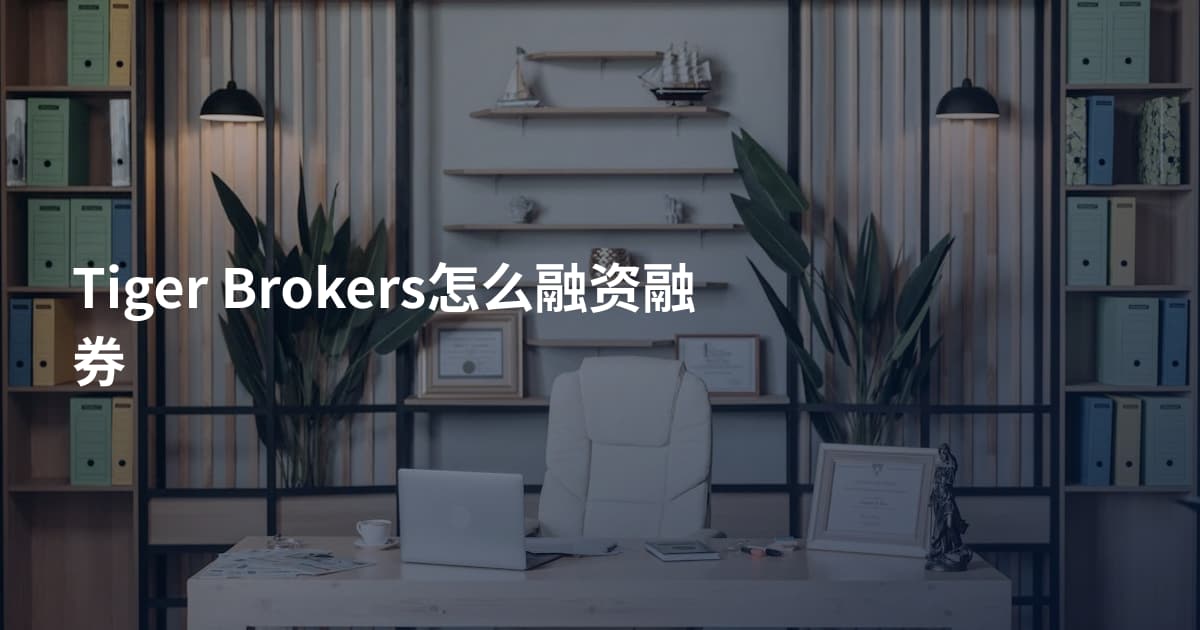 Tiger Brokers怎么融资融券