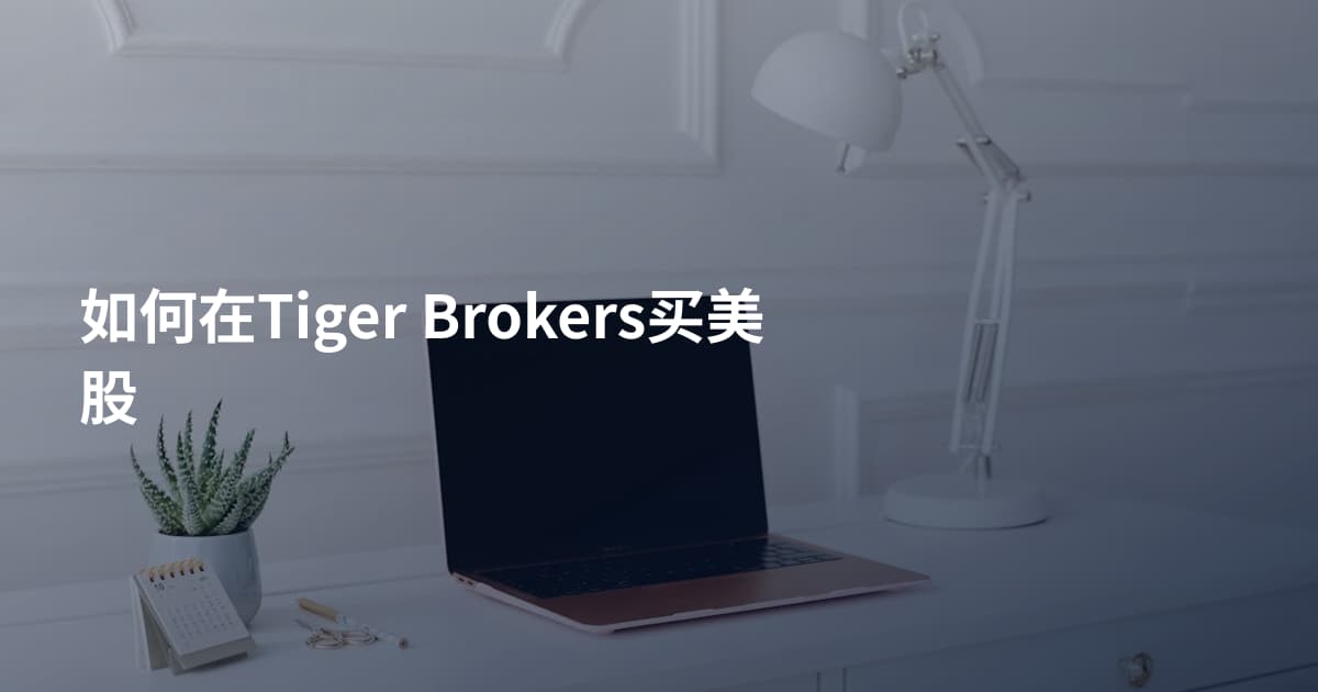 如何在Tiger Brokers买美股