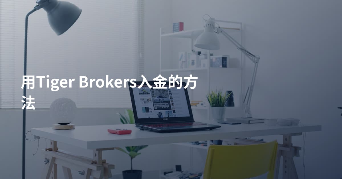用Tiger Brokers入金的方法