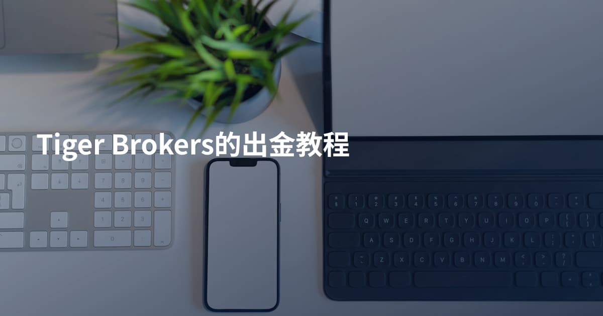Tiger Brokers的出金教程
