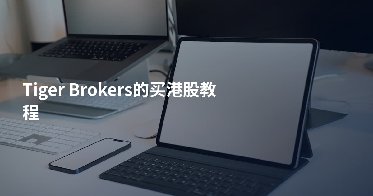 Tiger Brokers的买港股教程