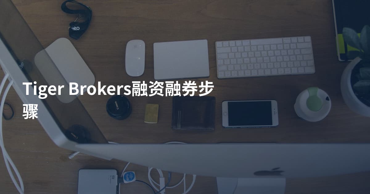 Tiger Brokers融资融券步骤